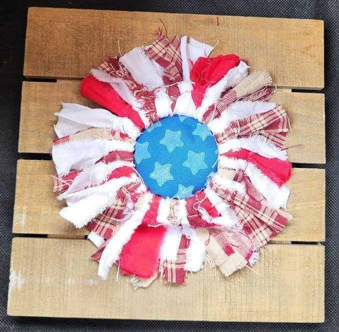 Americana Rag Flower
