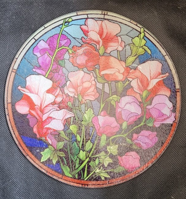 Floral Stained Glass
