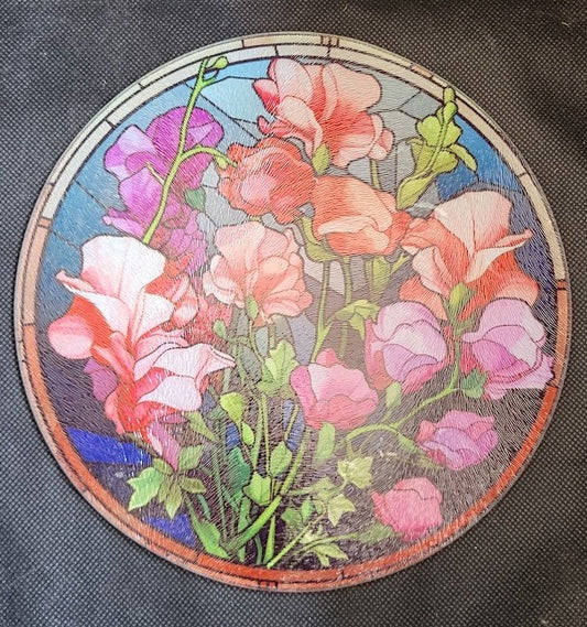 Floral Stained Glass