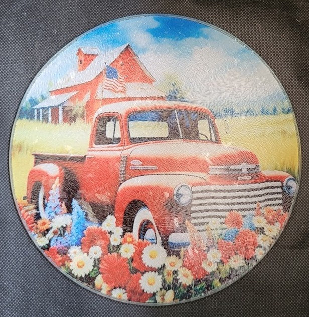Americana Red Truck