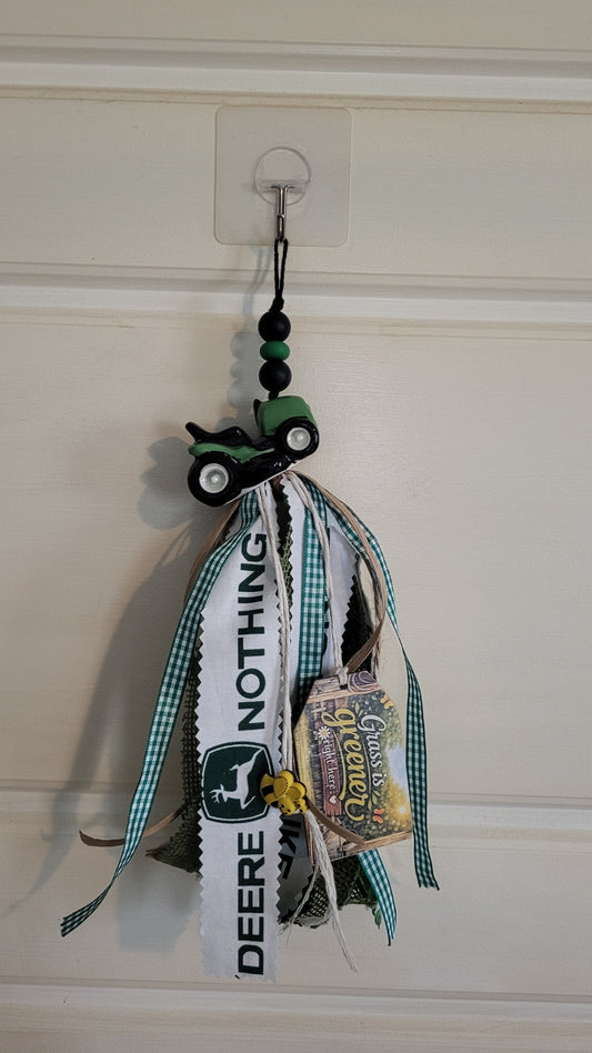John Deere-Inspired Tractor Bauble
